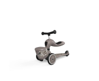 Scoot & Ride Highwaykick 1 Lifestyle Jeździk i hulajnoga 2w1 Brown Lines - 1109673 - zdjęcie 5